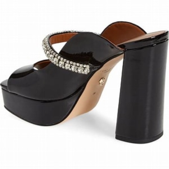 KURT GEIGER Duke Platform Peep Toe Sandal - Picture 4 of 6